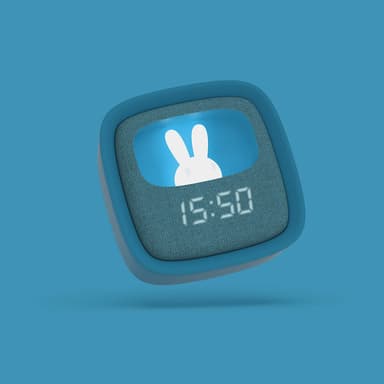 Vekkerklokke med Lys Billy Clock Mørkeblå