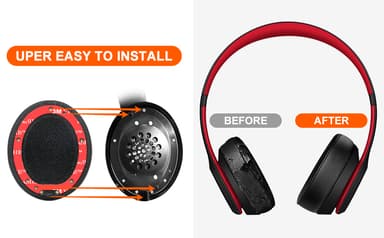 Øreputer til Beats Studio 2.0 1 par Sort
