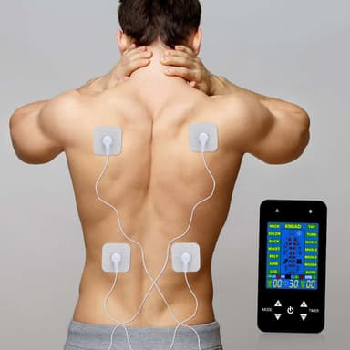 TENS muskelstimulator med 15 massasjemoduser Sort