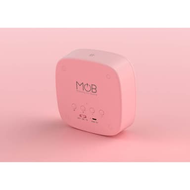 Vekkerklokke med Lys Billy Clock Rosa