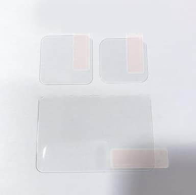 Skjermbeskytter / linsebeskytter herdet glass 3 stk Gjennomsiktig