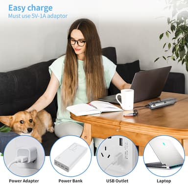Elektrisk negletrimmer for kjæledyr med minimal støy Sort