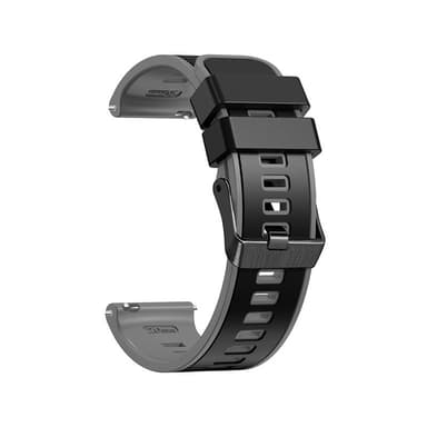 Silikonklokkerem for Garmin Venu 2-serien Svart+grå