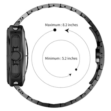 Samsung Galaxy Watch Ultra Iron Man Band 47MM Sort