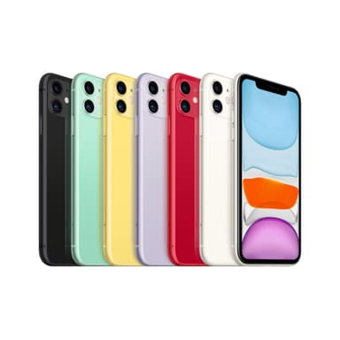 iPhone 11 smarttelefon 128 GB (sort)