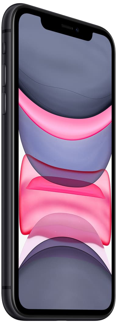 iPhone 11 smarttelefon 128 GB (sort)
