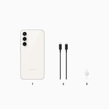 Samsung Galaxy S23 FE 5G smarttelefon 8/128GB Kremhvit