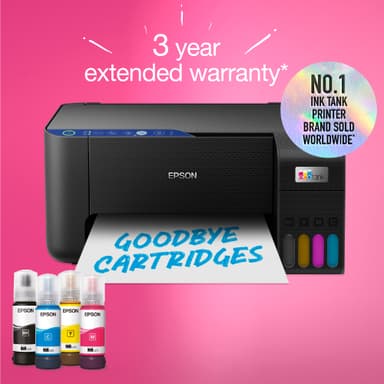 Epson EcoTank ET-2811 multifunksjonsskriver C11CJ67404 (sort)