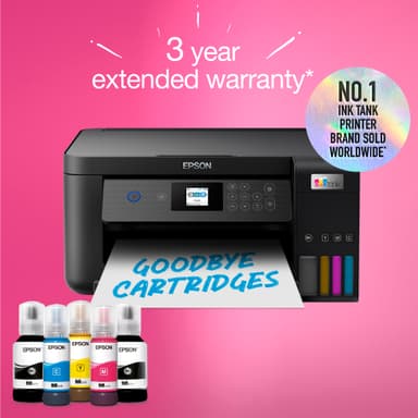 Epson EcoTank ET-2850 multifunksjonsskriver C11CJ63405 (sort)