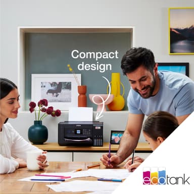 Epson EcoTank ET-2850 multifunksjonsskriver C11CJ63405 (sort)