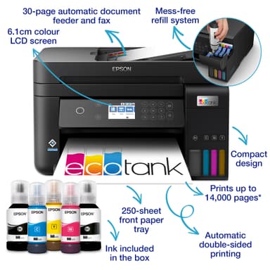 Epson EcoTank ET-3850 flerfunksjonsprinter