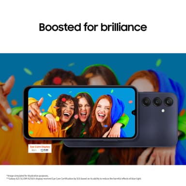 Samsung Galaxy A25 5G smarttelefon 6/128GB (sort)