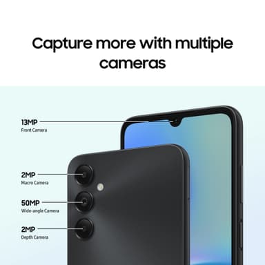 Samsung Galaxy A05s smarttelefon 4/128GB (sort)