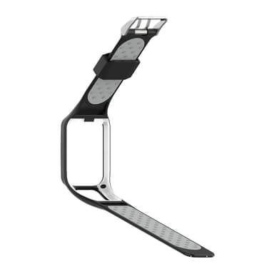 Silikonklokkerem for TomTom Smartwatch Svart+grå
