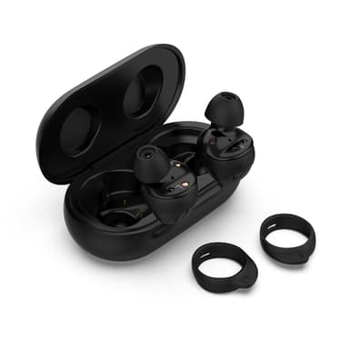 4 par ørepropper i silikon til Samsung Galaxy Buds SM-R170 Sort