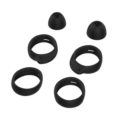 4 par ørepropper i silikon til Samsung Galaxy Buds SM-R170 Sort