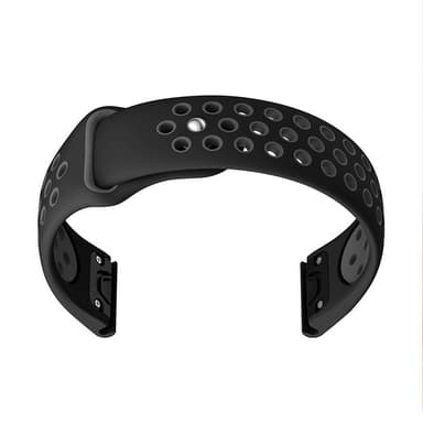 Silikonklokkerem for Garmin Fenix-serien Svart+grå