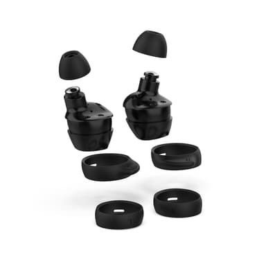 4 par ørepropper i silikon til Samsung Galaxy Buds SM-R170 Sort