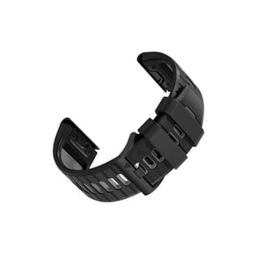 Silikonklokkerem for Garmin Fenix-serien Svart+grå