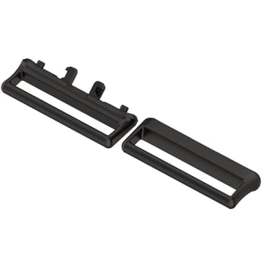 18 mm klokkebåndkoblingsadapter for Samsung Galaxy Fit 3 Sort
