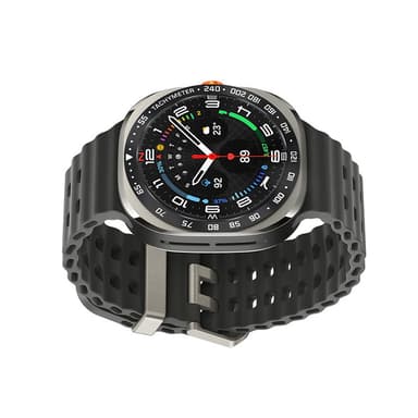 Ramme i rustfritt stål for Samsung Galaxy Watch Ultra Svart + Hvit