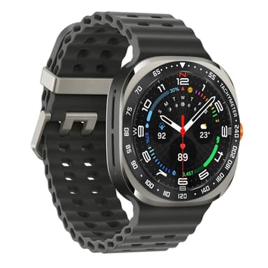 Ramme i rustfritt stål for Samsung Galaxy Watch Ultra Svart + Hvit