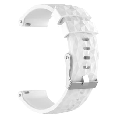 Silikonklokkerem for Suunto 7/9 Spartan Sport Wrist HR Baro Hvit