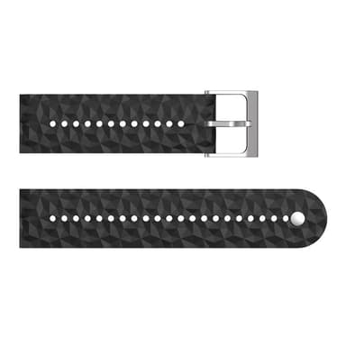 Silikonklokkerem for Suunto Watch Sort Suunto 24mm