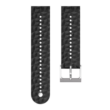 Silikonklokkerem for Suunto Watch Sort Suunto 24mm