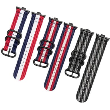 Xiaomi Mi Band 8 Pro Nylon klokkerem Sort