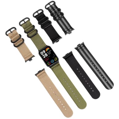 Xiaomi Mi Band 8 Pro Nylon klokkerem Sort
