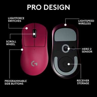 Logitech G Pro X Superlight 2 DEX gaming mouse