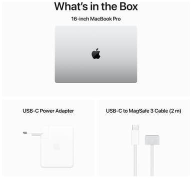 MacBook Pro 16 M3 Pro 36/512GB (sølv)