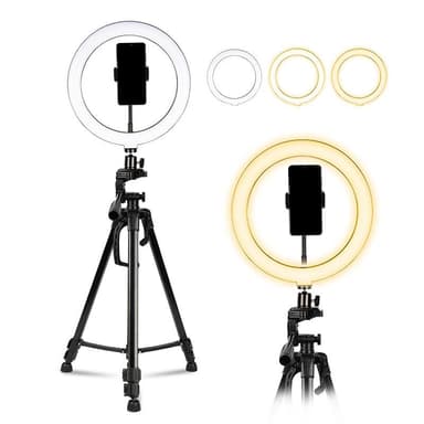 Ring Light Model 3120 med justerbart stativ og Bluetooth-fjernkontroll