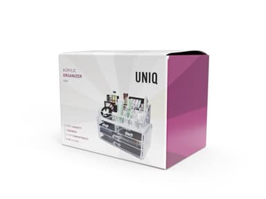 UNIQ Smykke-/sminkeoppbevaring i akryl med 4 skuffer - SF 1155