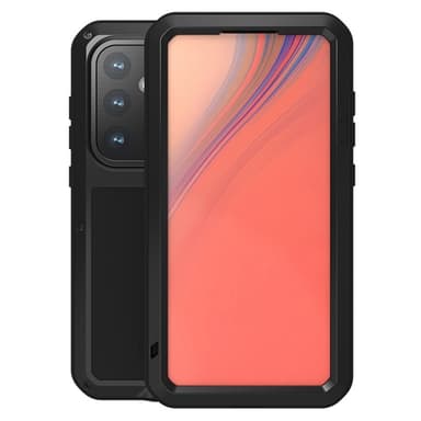 Samsung Galaxy S24 FE Deksel Armor Beskyttelsesdeksel+Herdet Glass Metall+Silikon