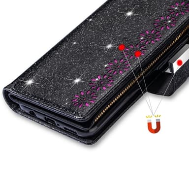 Til Samsung Galaxy A16 5G/A16 4G Deksel Starry Sky - Svart