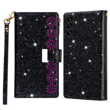 Til Samsung Galaxy A16 5G/A16 4G Deksel Starry Sky - Svart