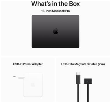 MacBook Pro 16 M3 Max 36/1TB (stellarsvart)