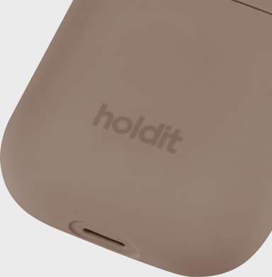 Holdit AirPods Silicone deksel (mokkabrun)