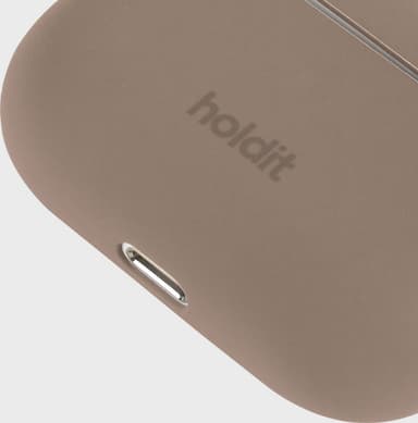 Holdit AirPods Pro Silicone deksel (mokkabrun)