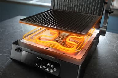 Philips 7000 Series elektrisk grill HD6307/70 (sort)