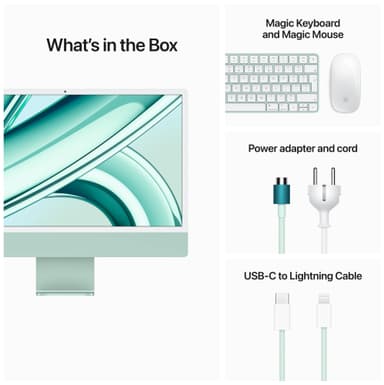 iMac 24" M3 8/8/256 (grønn)