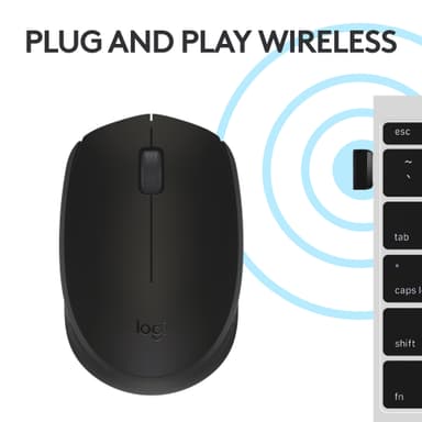 Logitech M171 trådløs mus (sort)