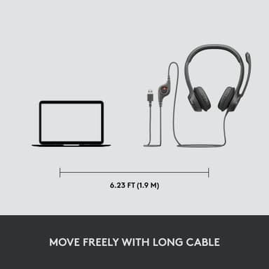 Logitech USB-headset H390 PC