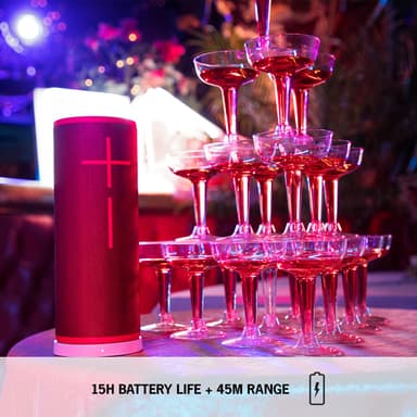 Ultimate Ears Boom 3 trådløs høyttaler (rød)