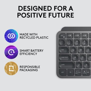 Logitech MX Keys Mini trådløst tastatur (grafitt)
