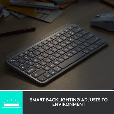 Logitech MX Keys Mini trådløst tastatur (grafitt)