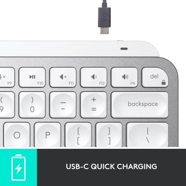 Logitech MX Keys Mini trådløst tastatur (grå)