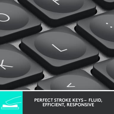Logitech MX Keys Mini trådløst tastatur (grafitt)